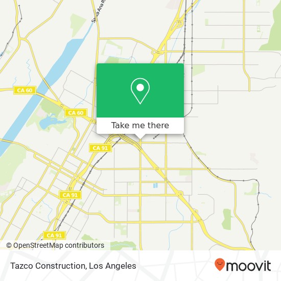 Tazco Construction map