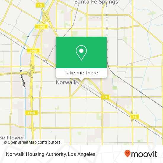 Mapa de Norwalk Housing Authority