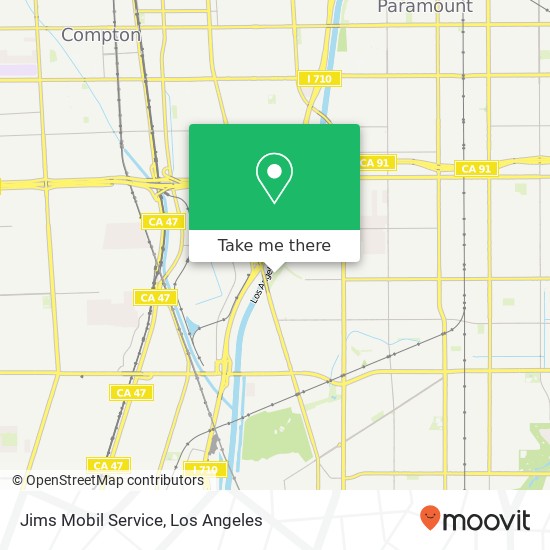 Jims Mobil Service map