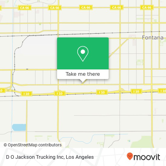 D O Jackson Trucking Inc map