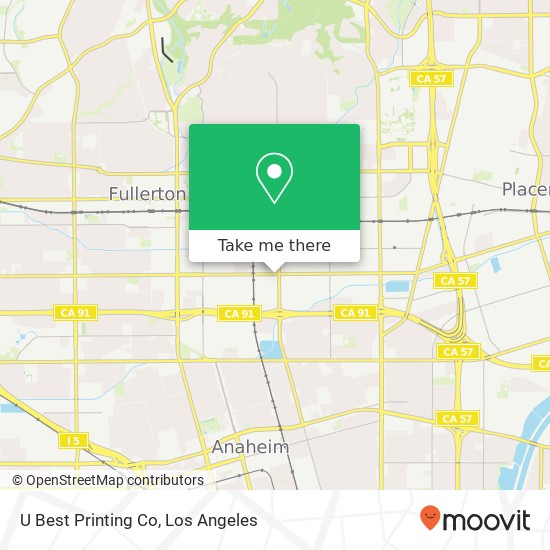 U Best Printing Co map