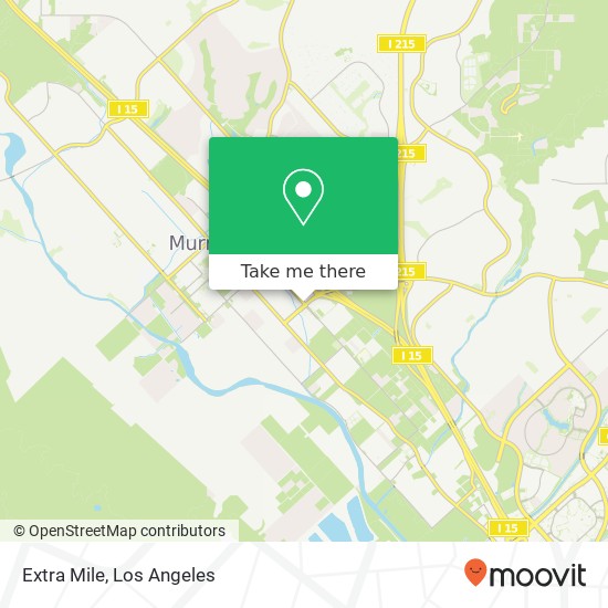 Mapa de Extra Mile
