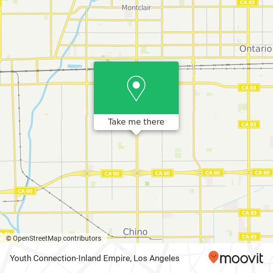 Youth Connection-Inland Empire map