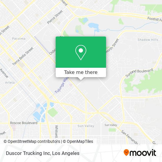 Duscor Trucking Inc map