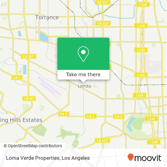 Loma Verde Properties map