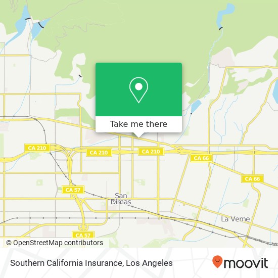 Southern California Insurance map