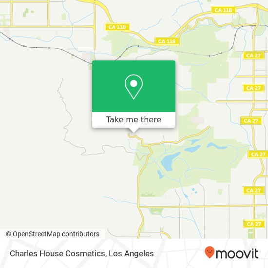 Charles House Cosmetics map