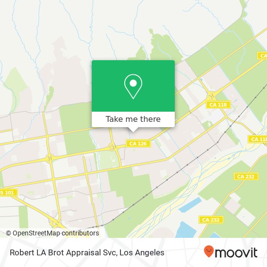 Mapa de Robert LA Brot Appraisal Svc