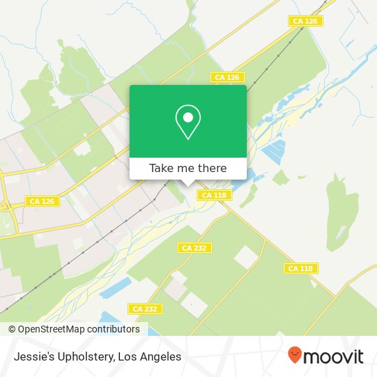 Jessie's Upholstery map