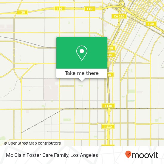 Mapa de Mc Clain Foster Care Family