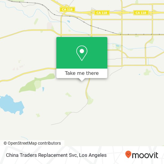 China Traders Replacement Svc map