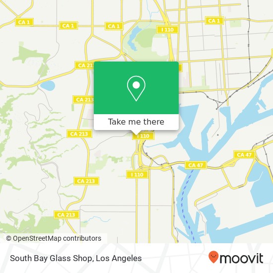 Mapa de South Bay Glass Shop