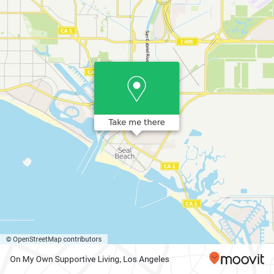 On My Own Supportive Living map
