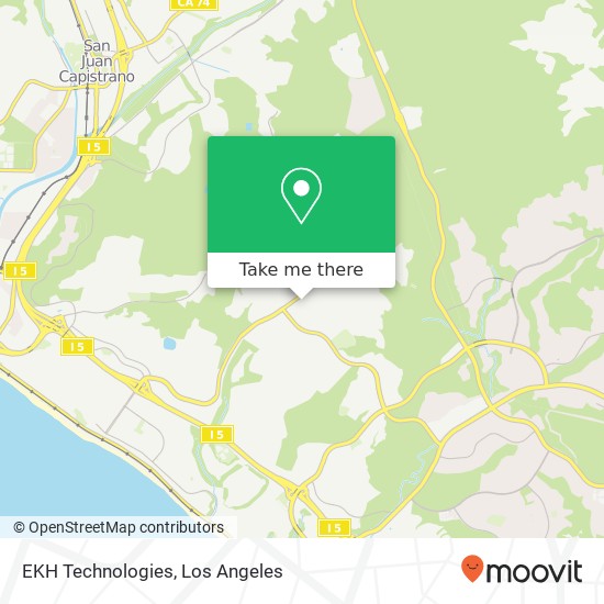 EKH Technologies map