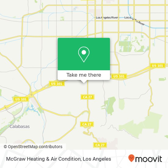 Mapa de McGraw Heating & Air Condition