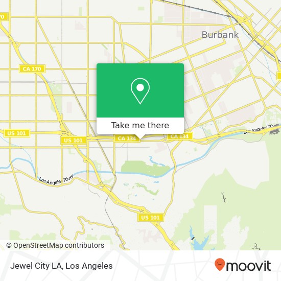 Jewel City LA map