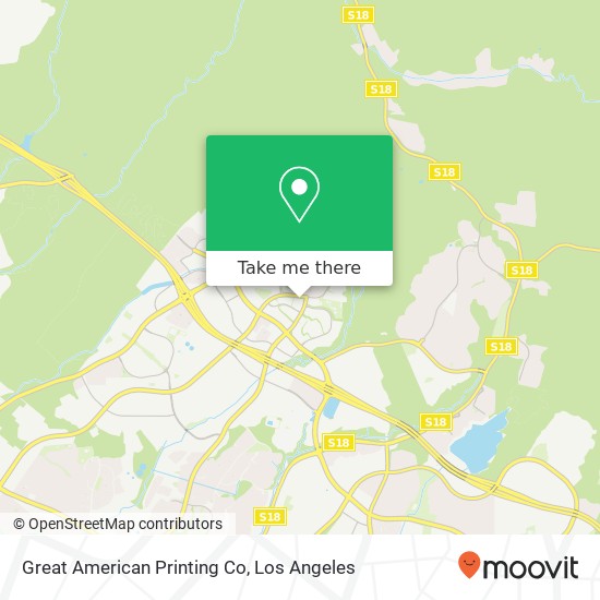 Mapa de Great American Printing Co