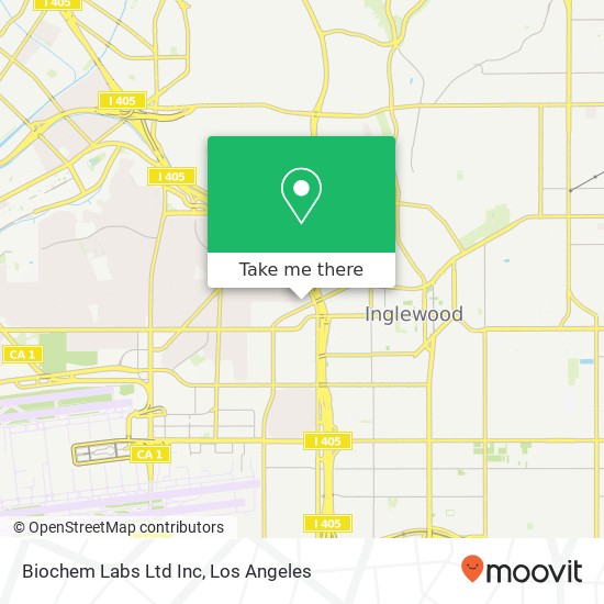 Biochem Labs Ltd Inc map