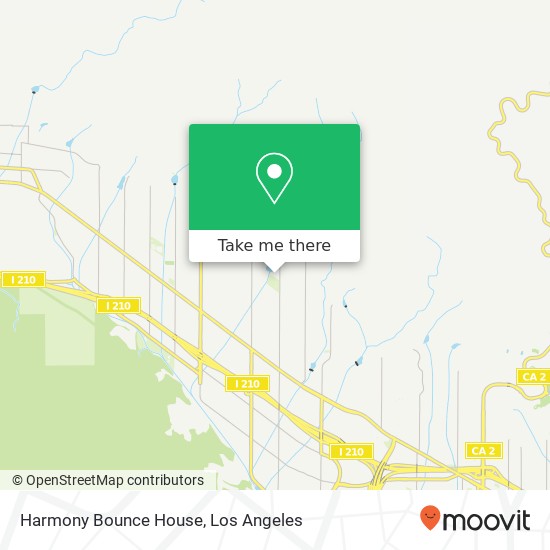 Harmony Bounce House map