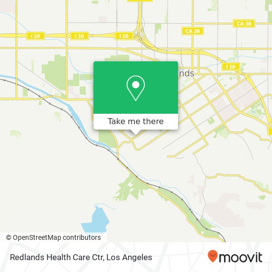 Redlands Health Care Ctr map