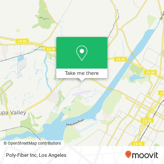 Poly-Fiber Inc map