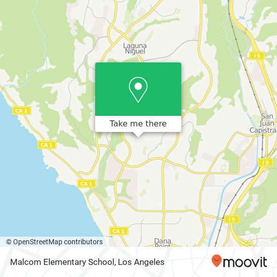 Malcom Elementary School map