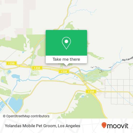 Mapa de Yolandas Mobile Pet Groom