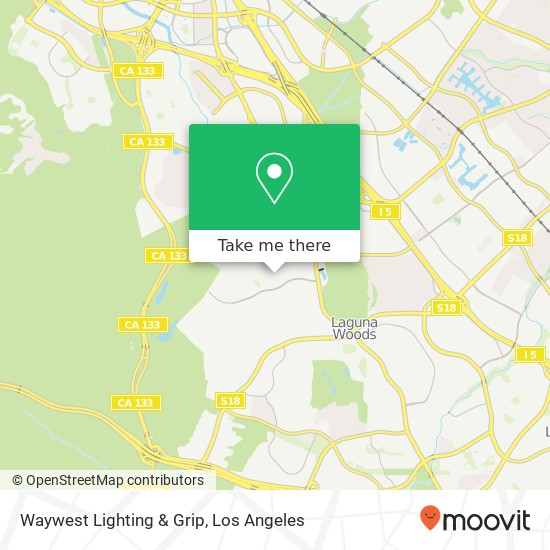 Mapa de Waywest Lighting & Grip