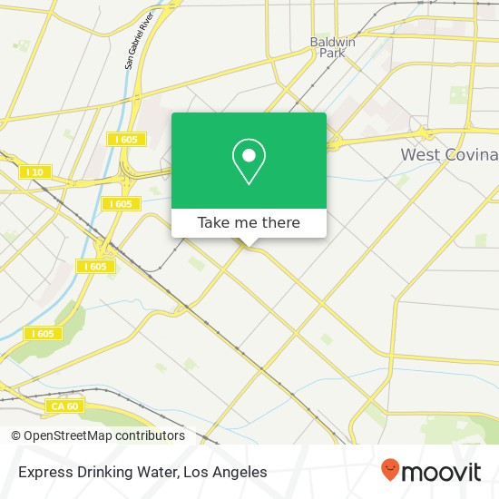 Express Drinking Water map