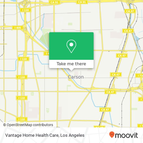 Vantage Home Health Care map