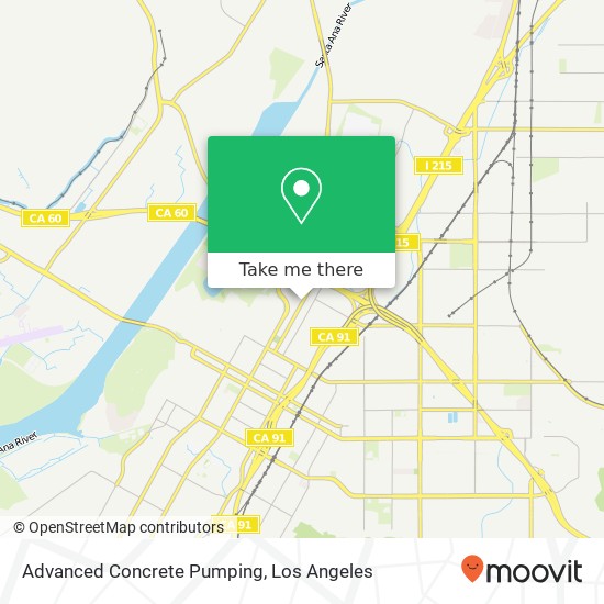 Advanced Concrete Pumping map