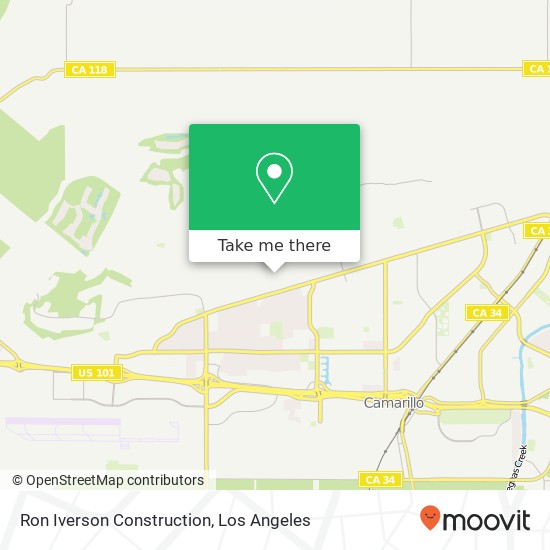 Ron Iverson Construction map