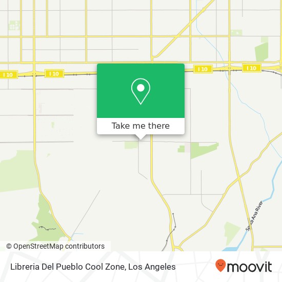 Libreria Del Pueblo Cool Zone map