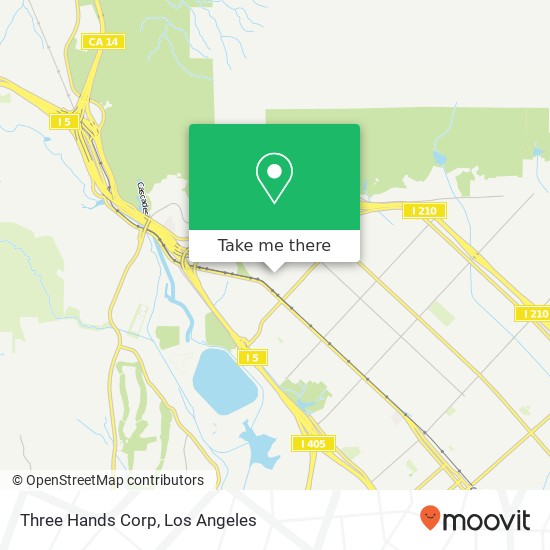 Mapa de Three Hands Corp