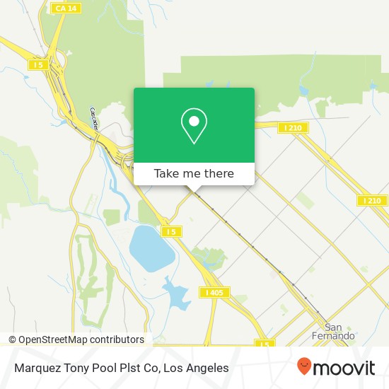 Mapa de Marquez Tony Pool Plst Co