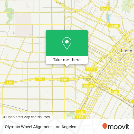 Mapa de Olympic Wheel Alignment