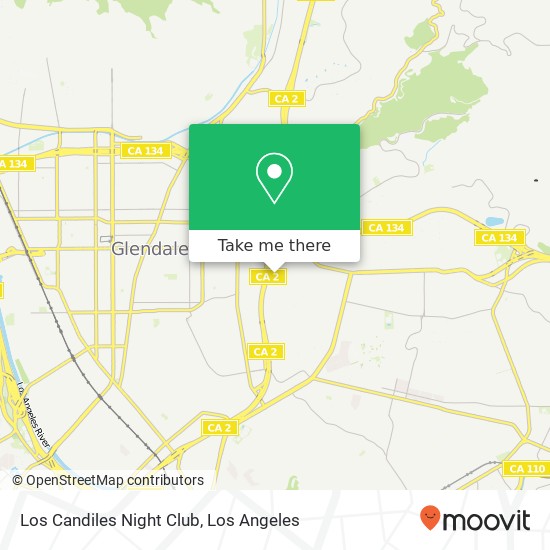 Los Candiles Night Club map