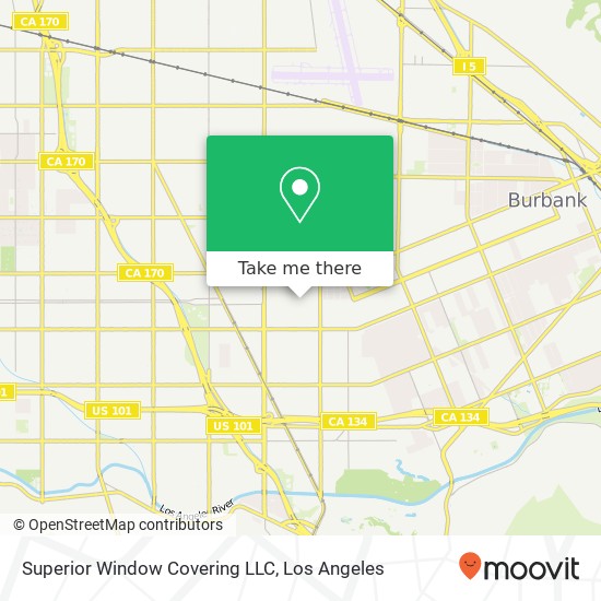 Superior Window Covering LLC map