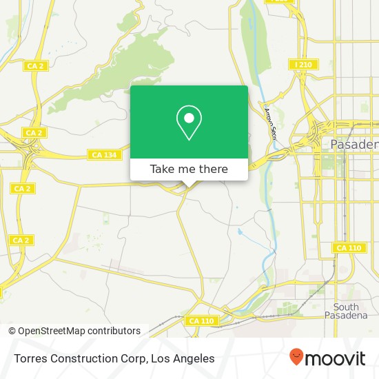 Torres Construction Corp map