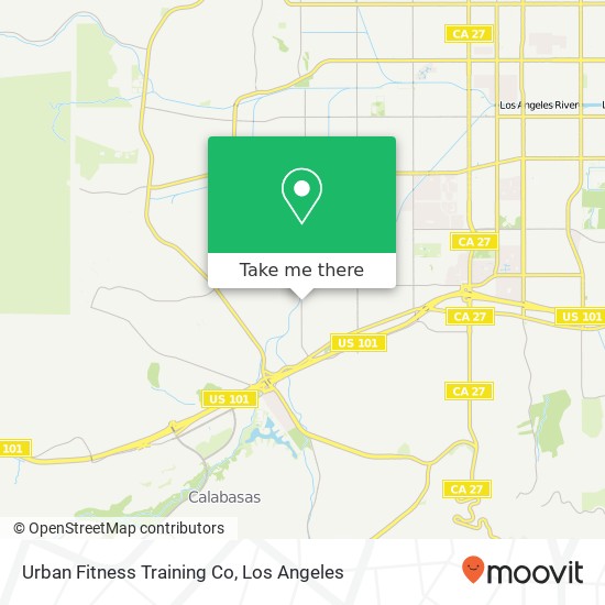 Urban Fitness Training Co map