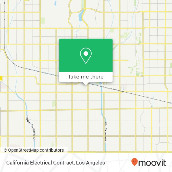 California Electrical Contract map