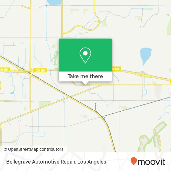 Mapa de Bellegrave Automotive Repair