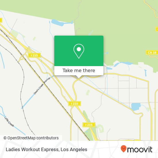 Ladies Workout Express map