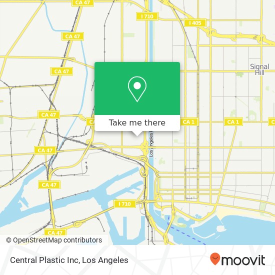 Mapa de Central Plastic Inc