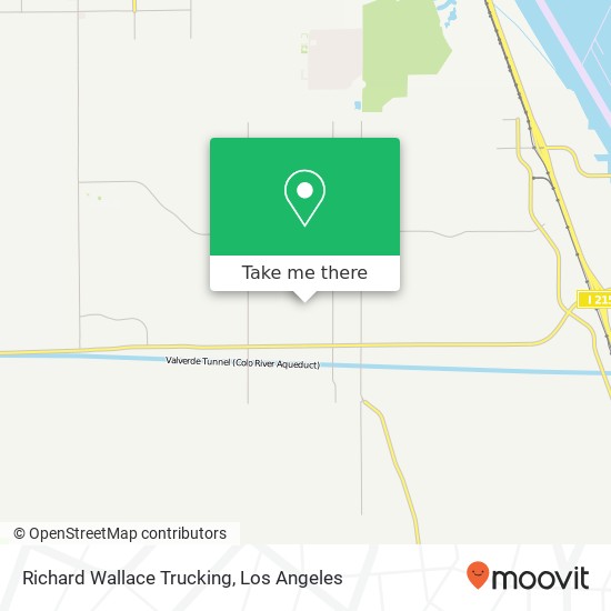 Richard Wallace Trucking map