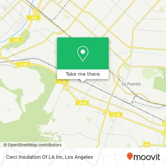 Cwci Insulation Of LA Inc map
