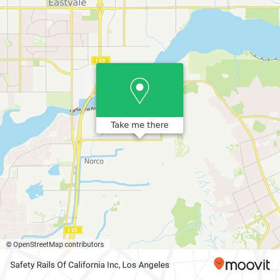 Mapa de Safety Rails Of California Inc