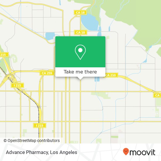 Mapa de Advance Pharmacy