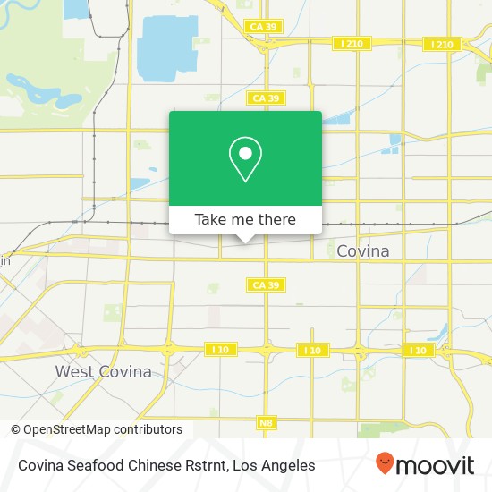 Mapa de Covina Seafood Chinese Rstrnt