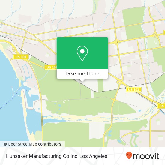 Mapa de Hunsaker Manufacturing Co Inc